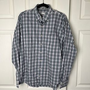 Peter Millar Shirt Men's Long Sleeve LRG Casual Dress Button Down Plaid RN100308